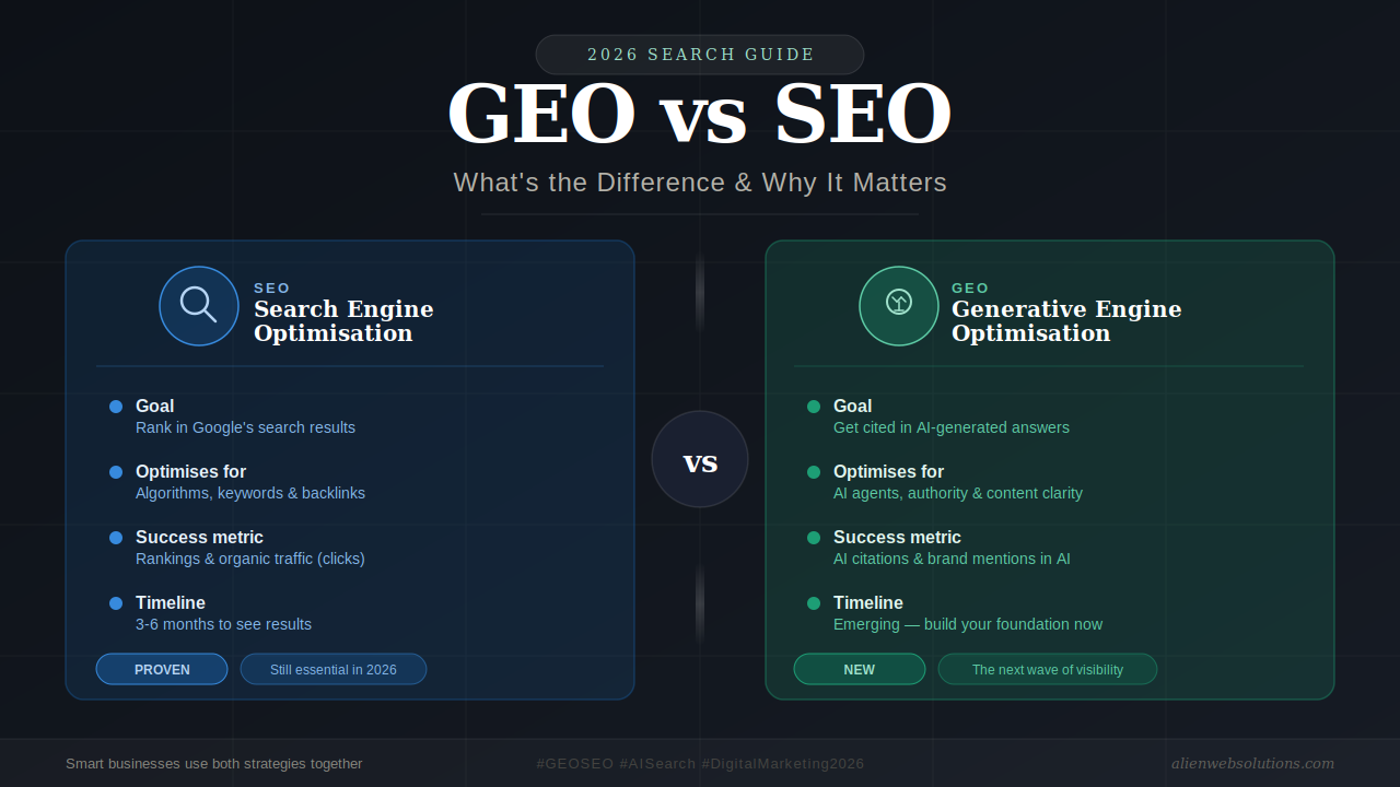 GEO vs SEO